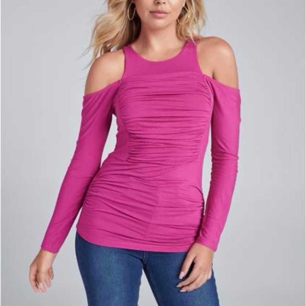 Venus Cold Shoulder Top  ~ NEW